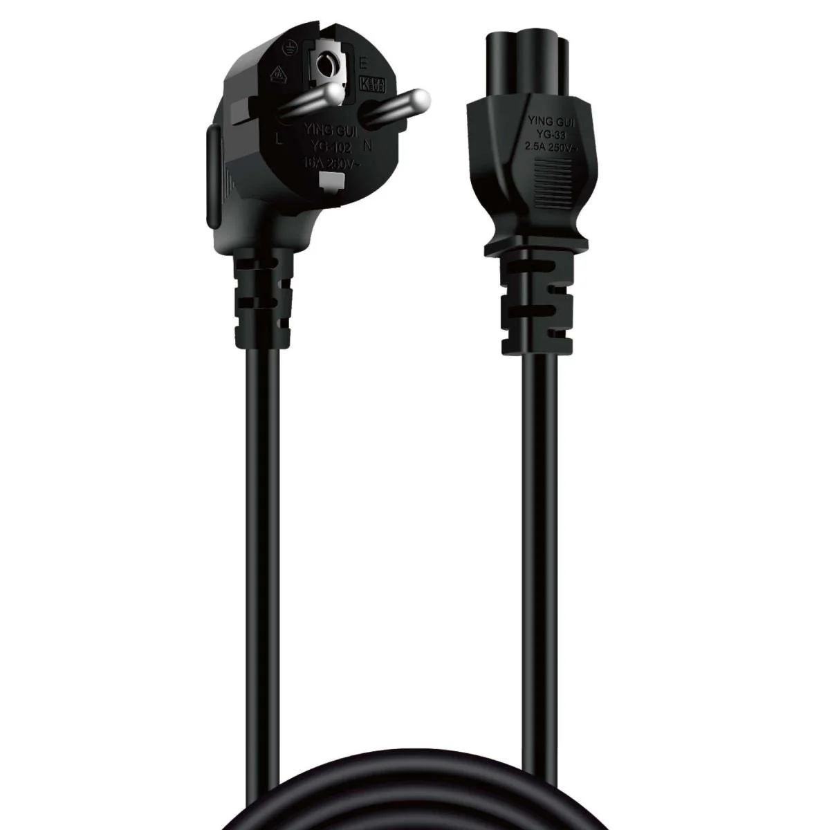 HAING HI-1036-EPC-150C EU 2 Pin to C5 Power Cable 1.5M