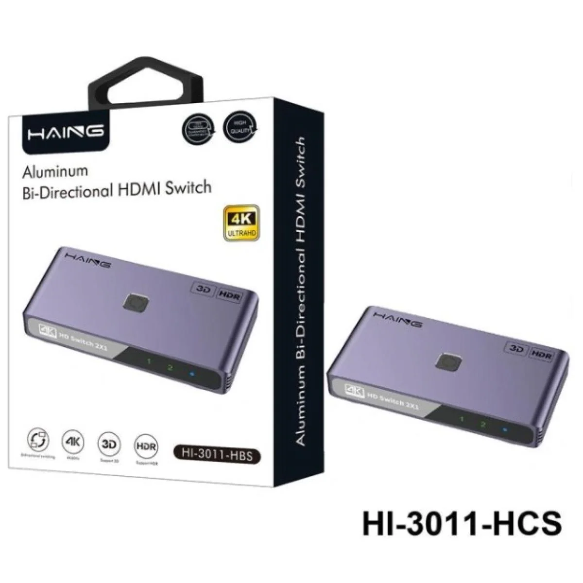 Haing HI-3011-HBS HDMI Bidirectional Switch and splitter