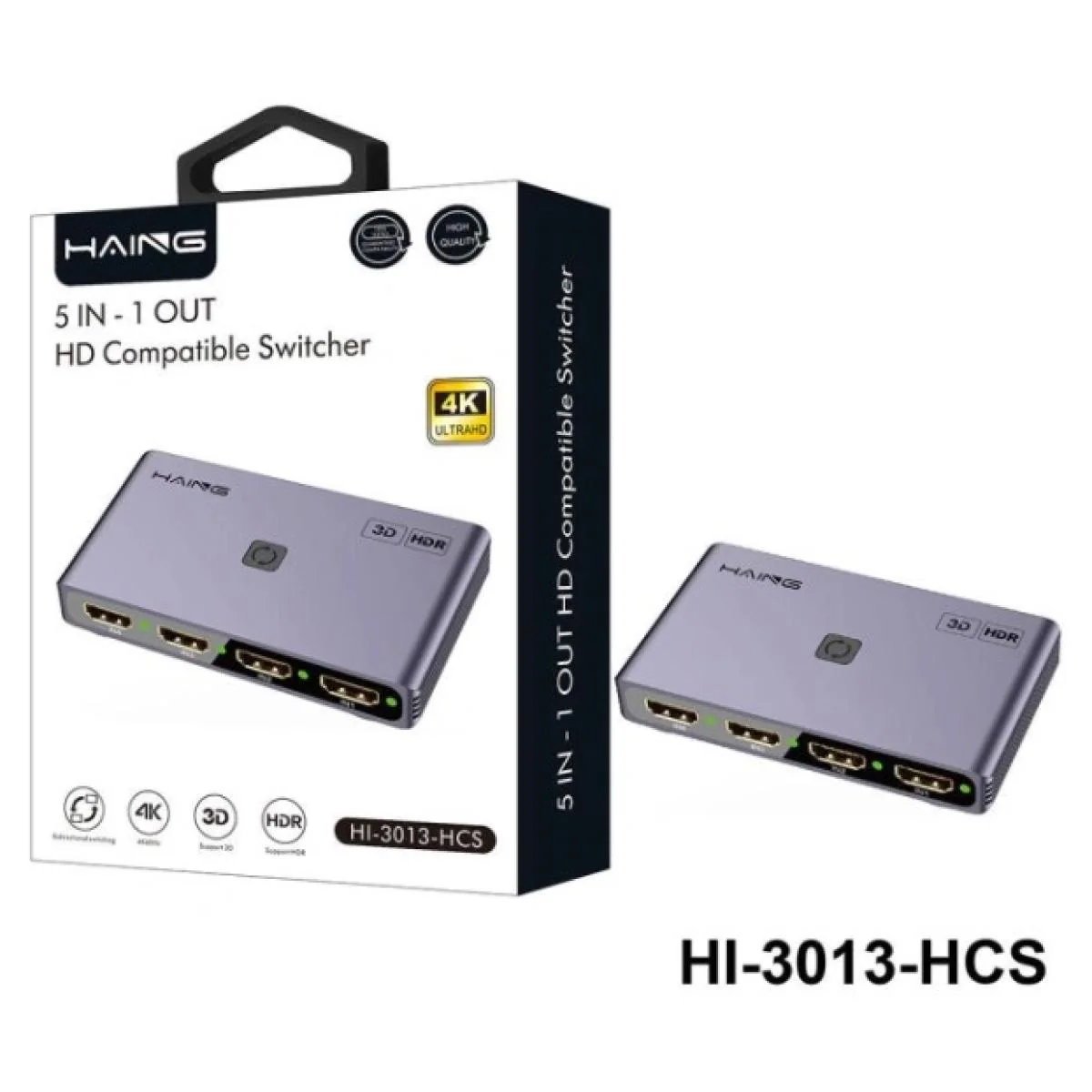 Haing HI-3013-HCS 5in1 OUT HD Compatible Switcher