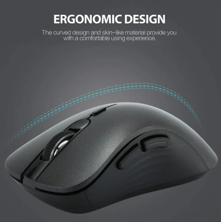 HAING HI-T122 2.4G Wireless Mouse with Type-C Connector - Image 4