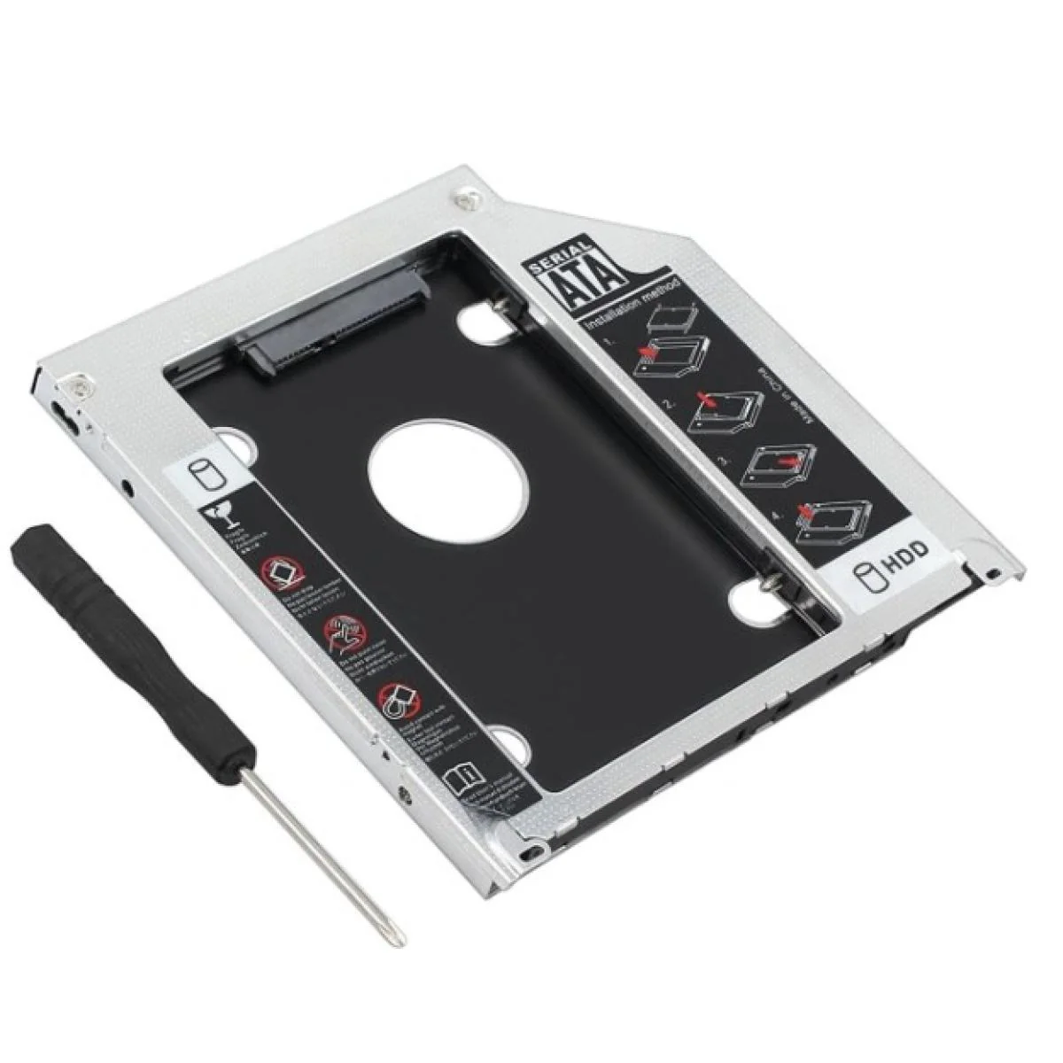 Haing SATA Hard Drive Caddy Compatible with 2.5" SATA Hard Drive 9MM HI-1021-HDC - Image 3