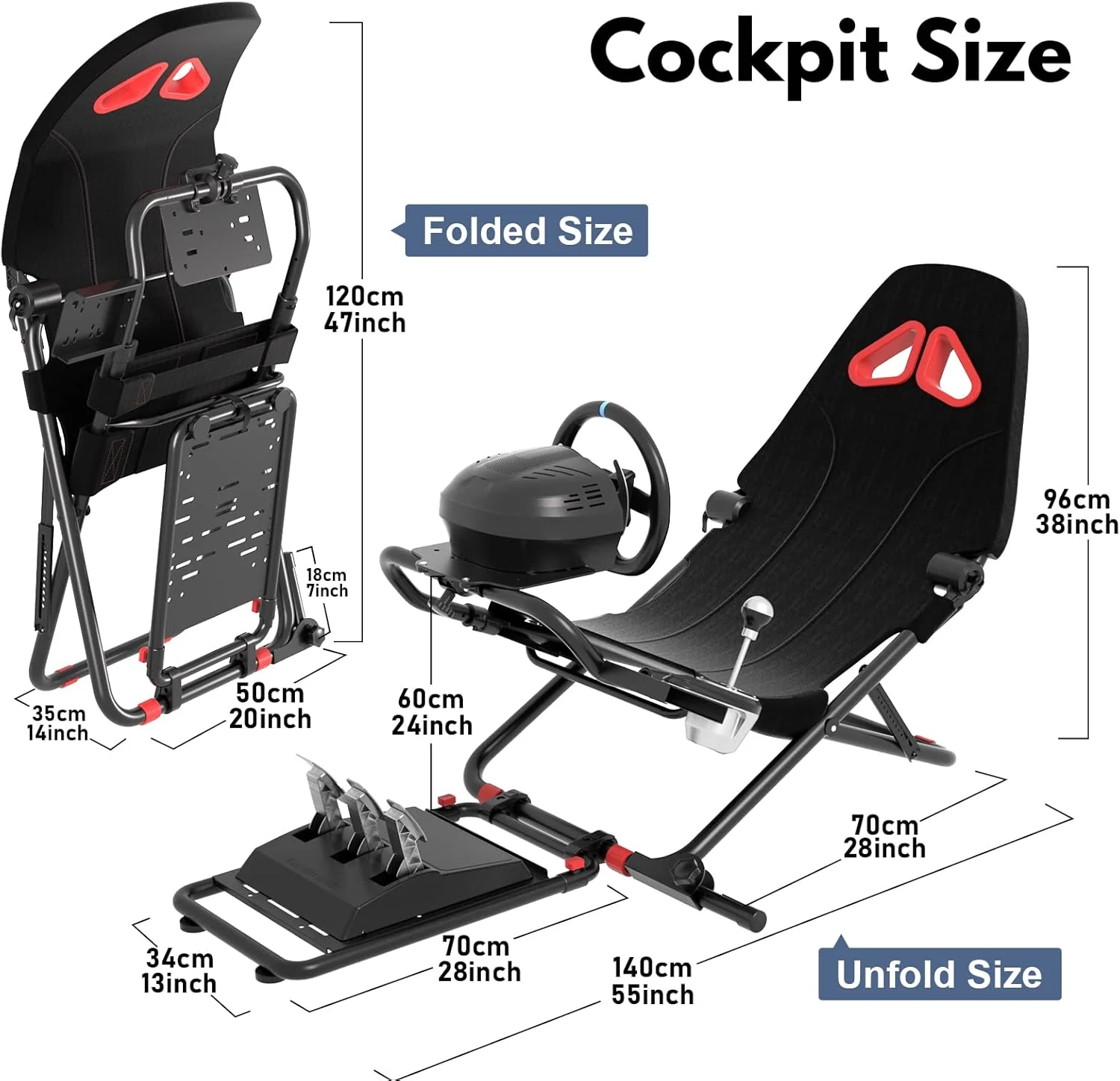 HAPPYGAME 6001 GAMESEAT Steering Wheel Stand - Image 3