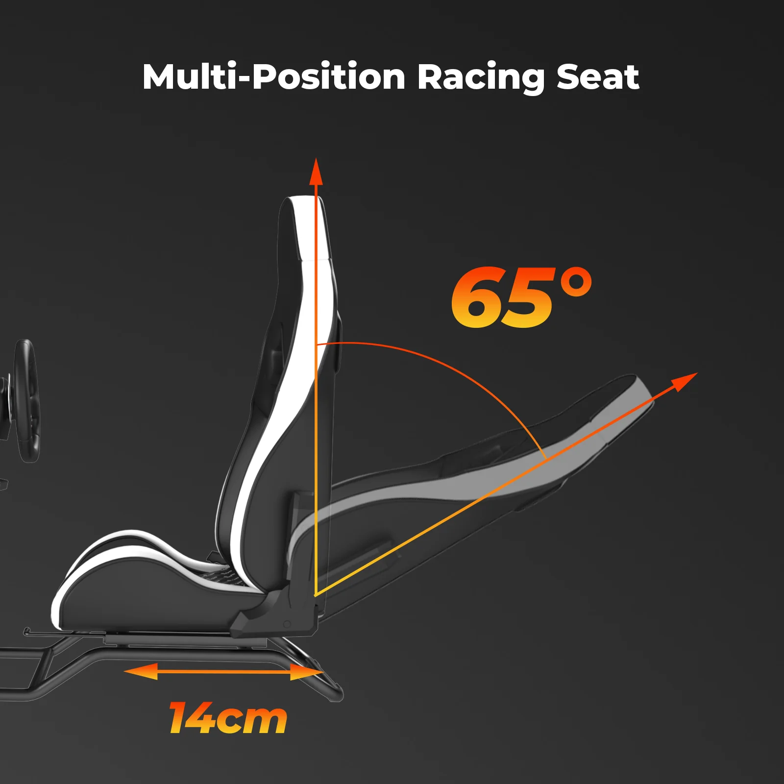 HAPPYGAME 6011 GAMESEAT Steering Wheel Stand - Image 5
