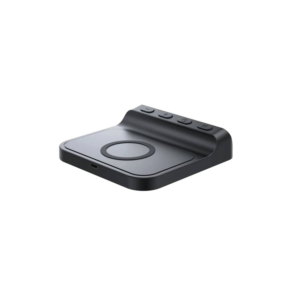HAVIT 3 in 1 Wireless 15W Qi Charger with Alarm - Black - Image 2