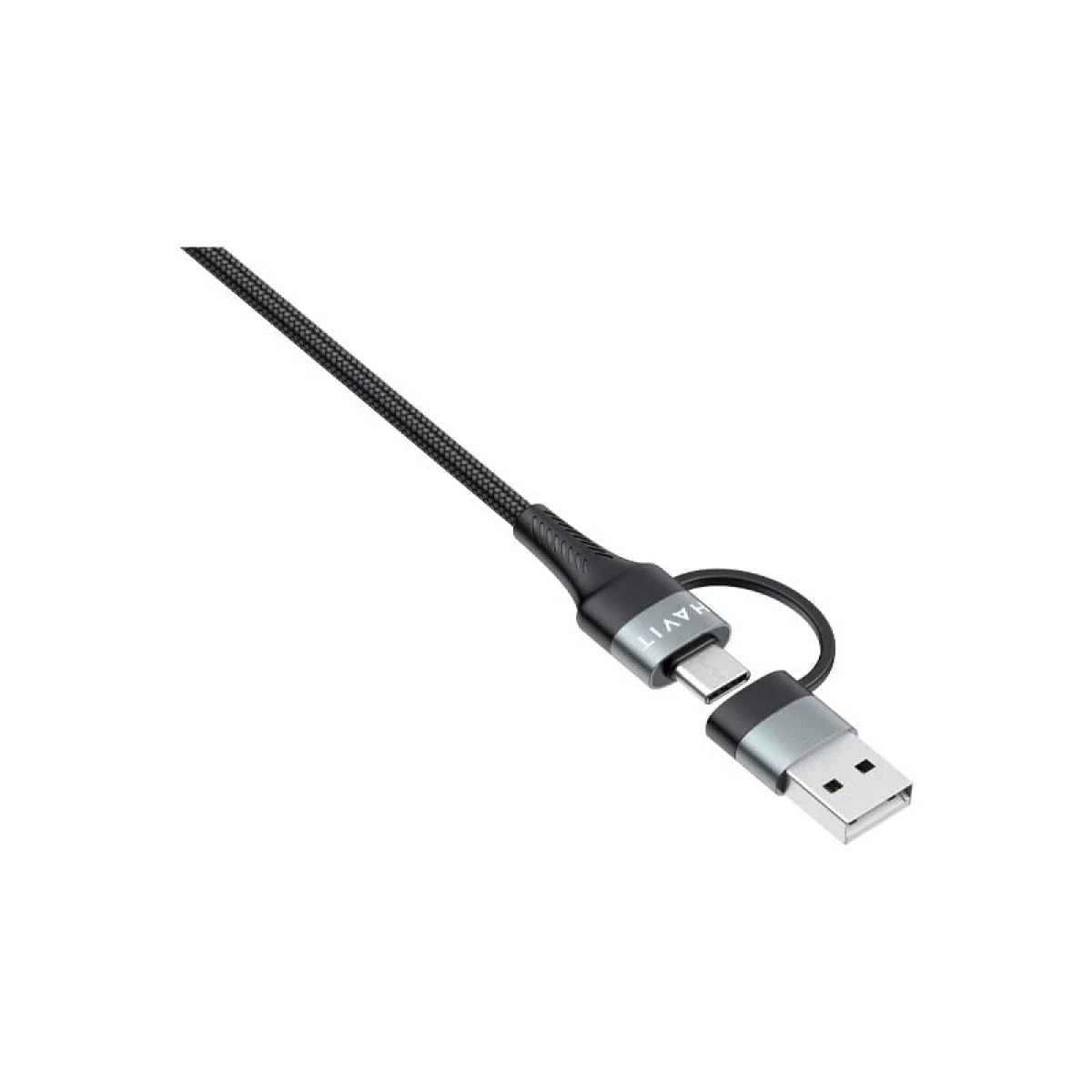 HAVIT CB6244 4 IN 1 Multi Charging Cable USB-A/USB-C to USB-C/Lightning - Image 2