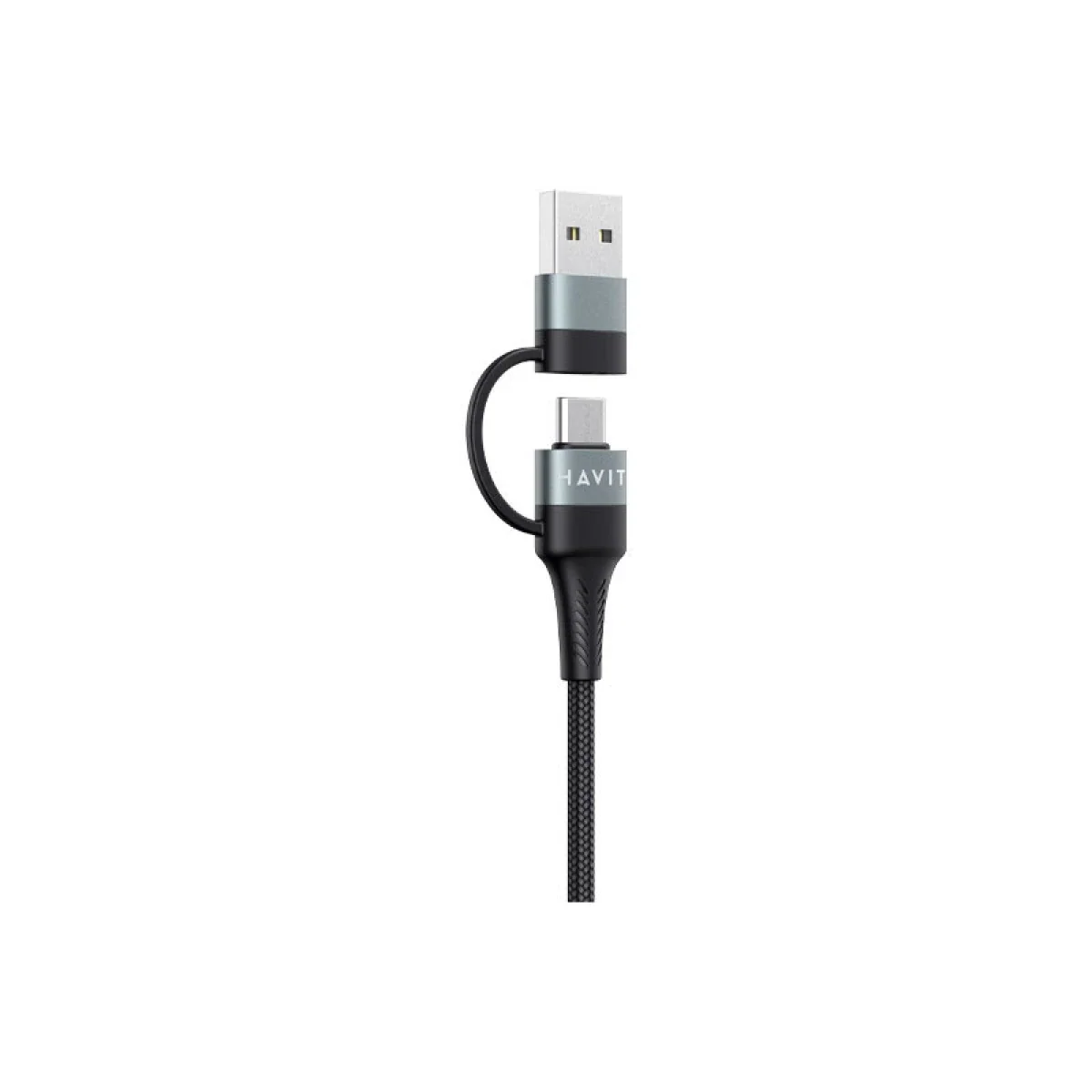 HAVIT CB6244 4 IN 1 Multi Charging Cable USB-A/USB-C to USB-C/Lightning - Image 3