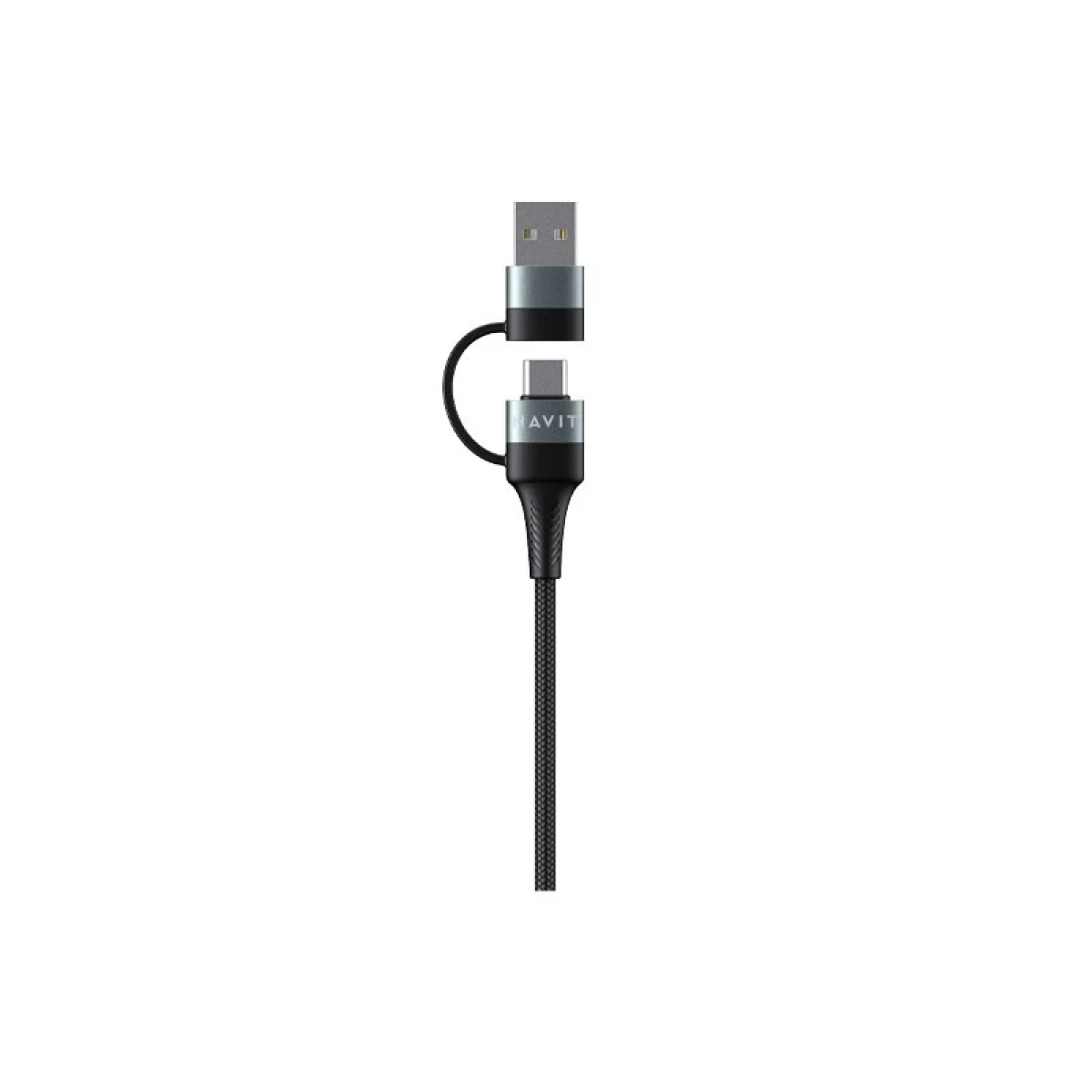HAVIT CB6244 4 IN 1 Multi Charging Cable USB-A/USB-C to USB-C/Lightning - Image 4