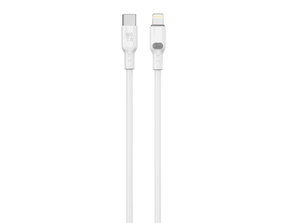 HAVIT CB6281 USB-C to Lightning Silicon Cable for iPhone 1m -White