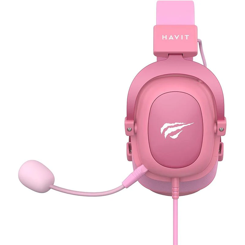 HAVIT GAMENOTE H2002D GAMING HEADPHONE -WHITE AND ROSE - Image 3