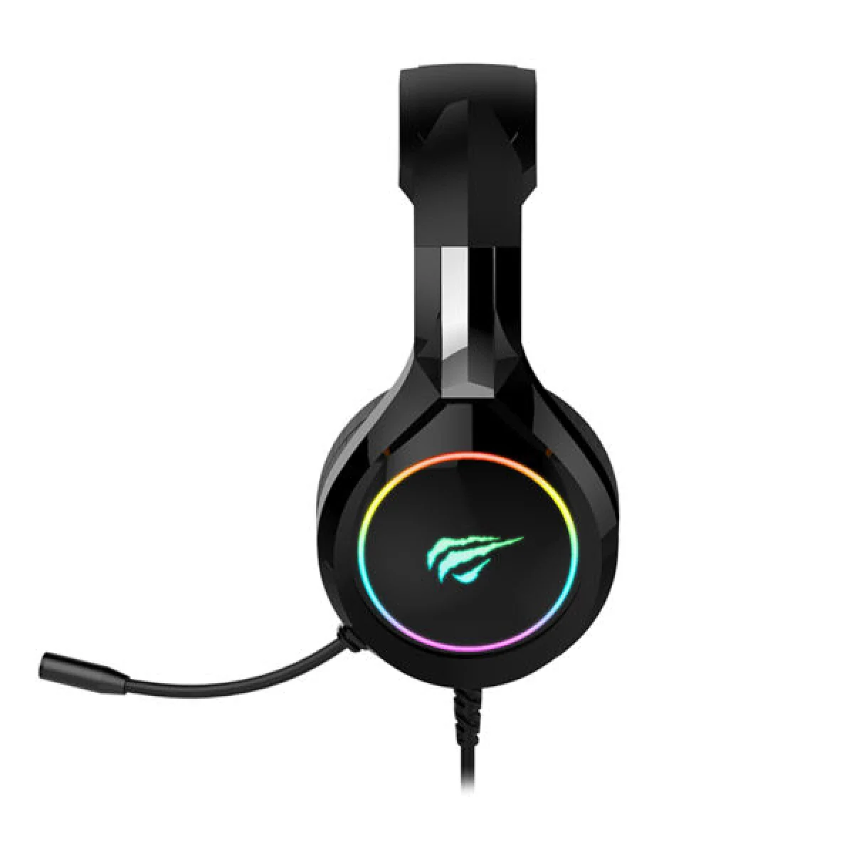 HAVIT H2232D RGB Gaming Headset with 3.5mm Jack - Black - Image 2