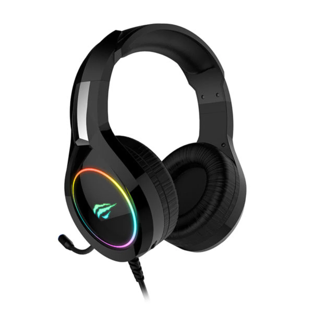 HAVIT H2232D RGB Gaming Headset with 3.5mm Jack - Black - Image 4