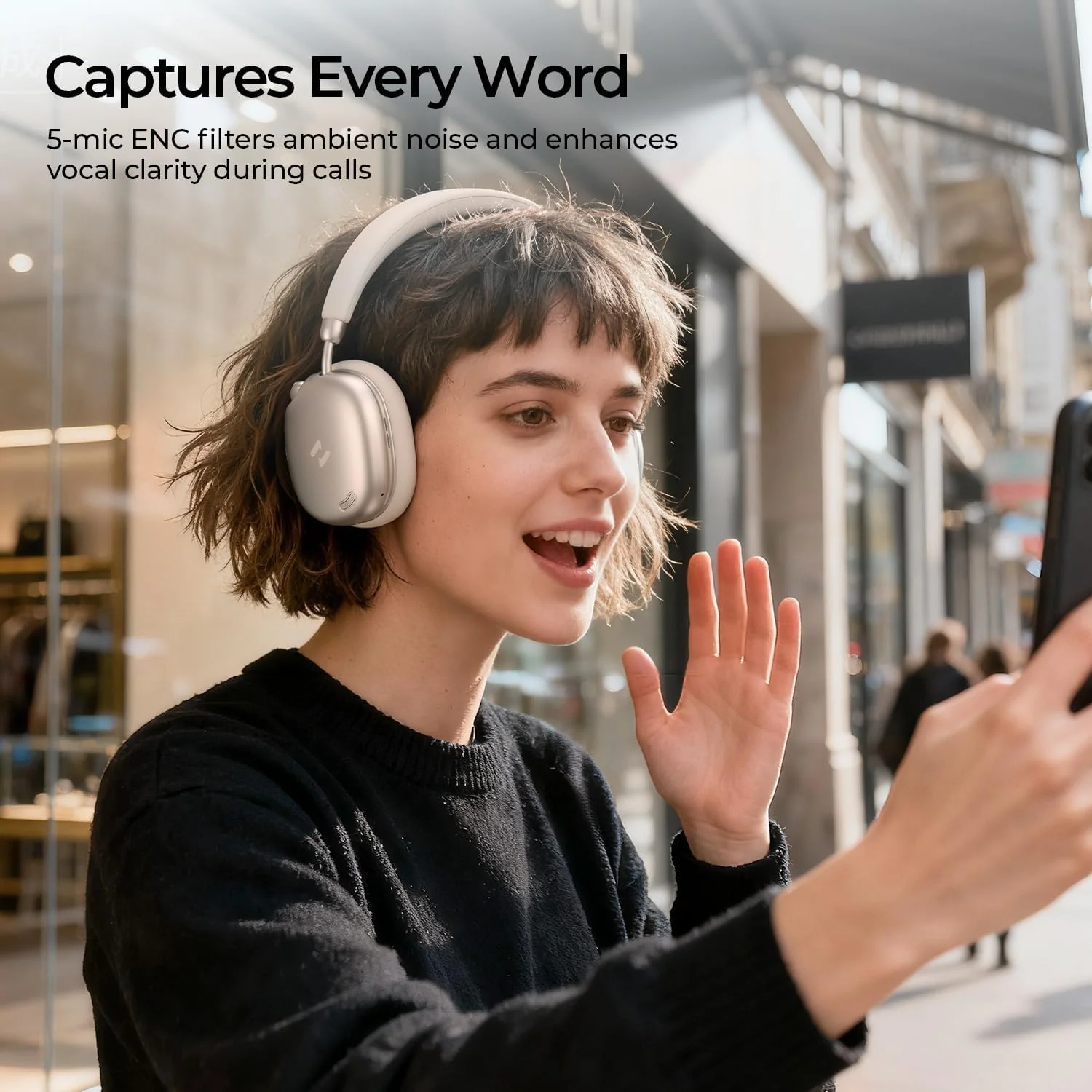 HAVIT H670BT Adaptive Active Noise Cancelling Headphones - Image 3