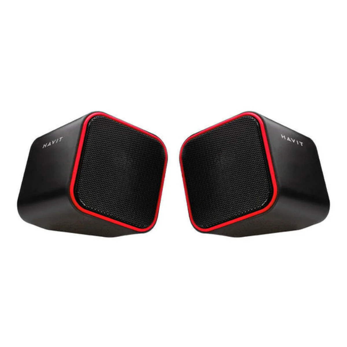 HAVIT HV-SK473 3 Watts 2.0 Channel USB Multimedia PC Speakers (Black/BLUE) - Image 3