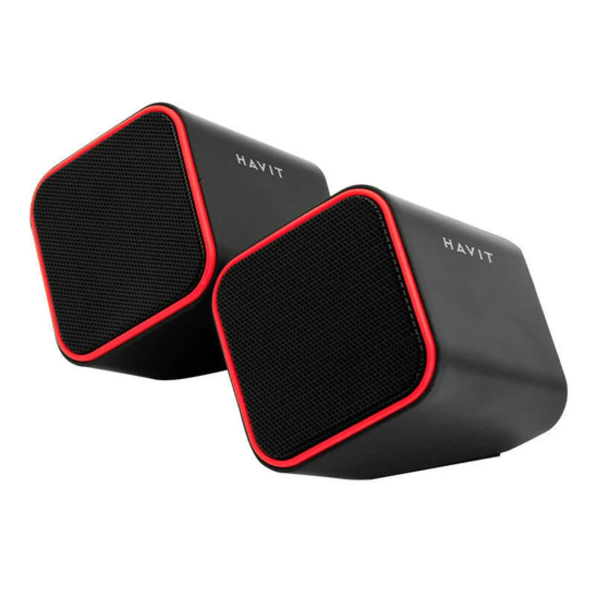 HAVIT HV-SK473 3 Watts 2.0 Channel USB Multimedia PC Speakers (Black/BLUE) - Image 4