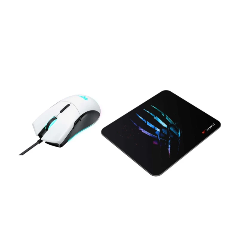HAVIT MS1037CM /W/B GAMING MOUSE AND MOUSE PAD COMBO - Image 2