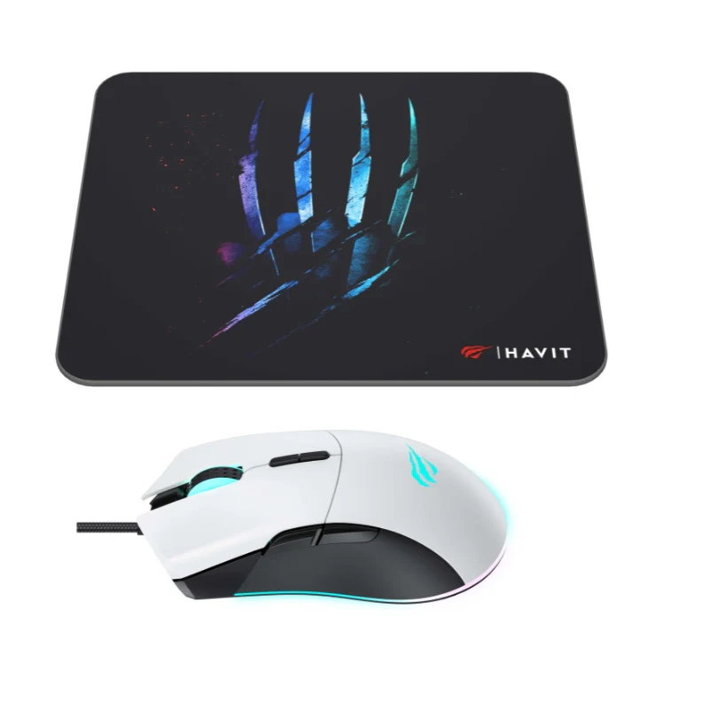HAVIT MS1037CM /W/B GAMING MOUSE AND MOUSE PAD COMBO - Image 4