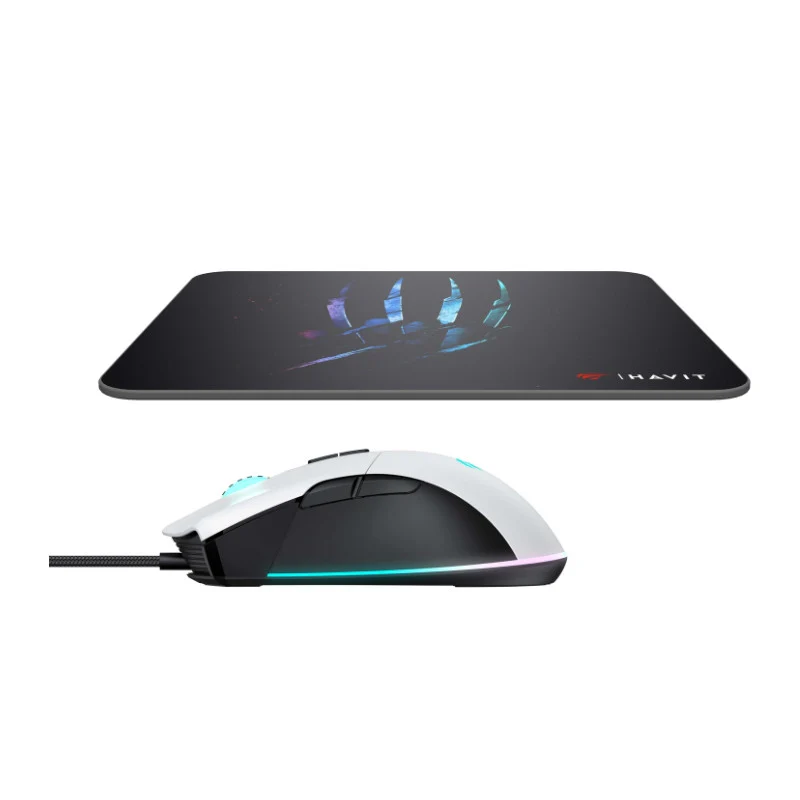 HAVIT MS1037CM /W/B GAMING MOUSE AND MOUSE PAD COMBO - Image 5