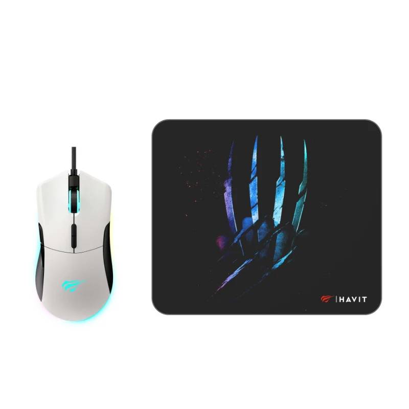 HAVIT MS1037CM /W/B GAMING MOUSE AND MOUSE PAD COMBO - Image 6