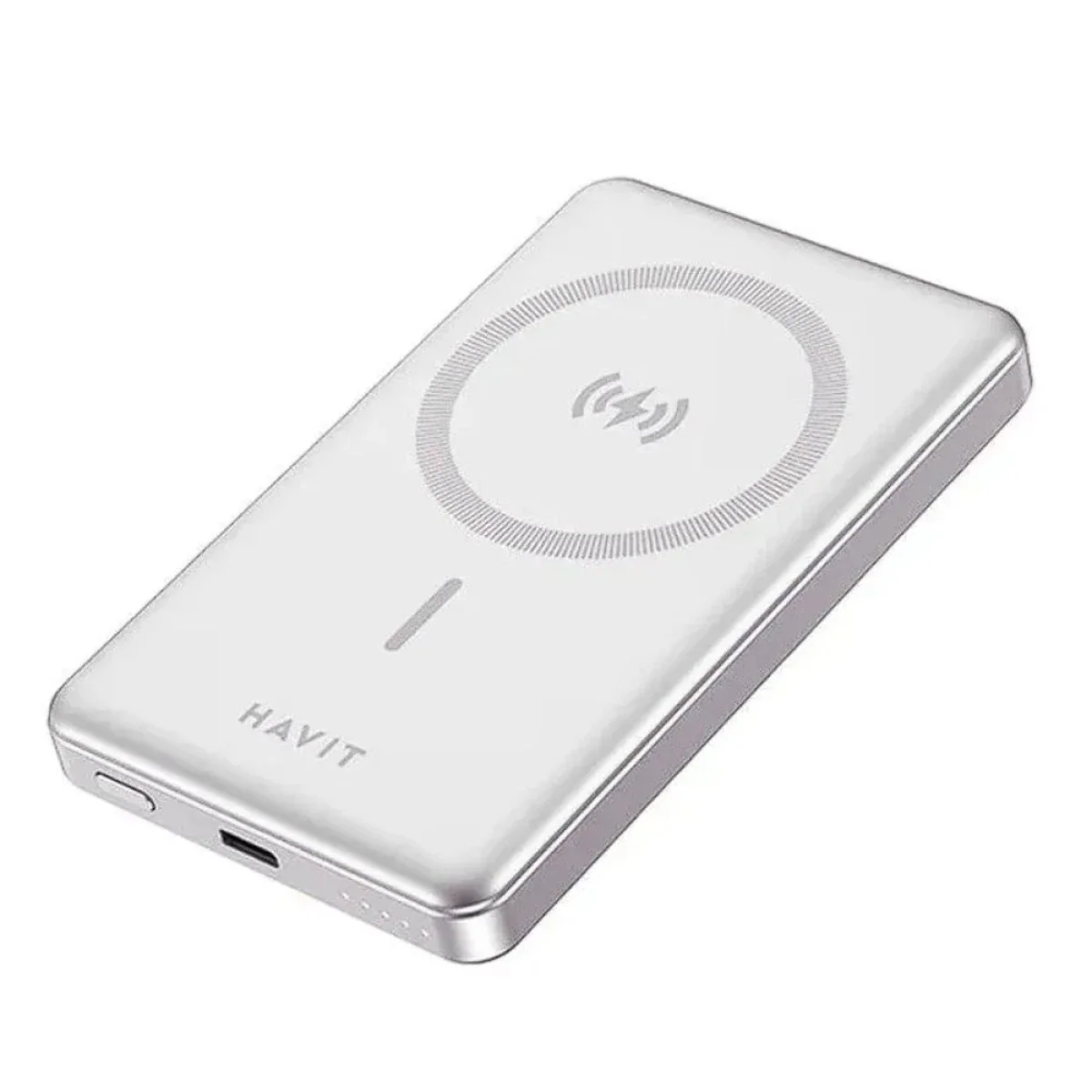 HAVIT PB5203 Magnetic Power Bank – Silver - Image 2