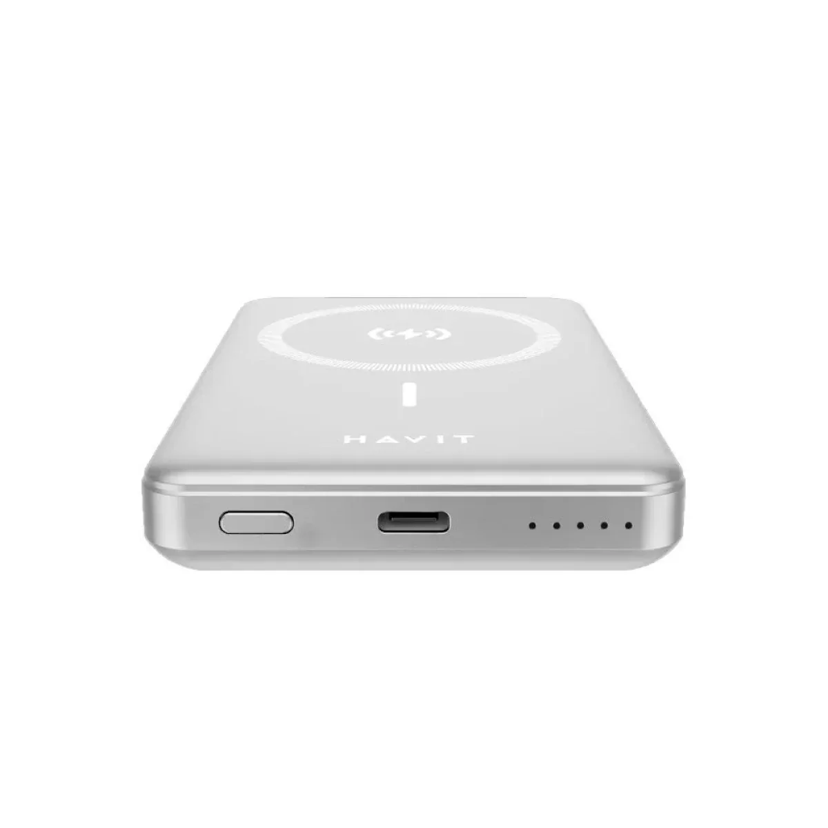 HAVIT PB5203 Magnetic Power Bank – Silver - Image 4