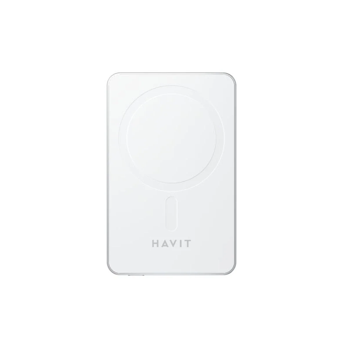 HAVIT PB5216 5000mAh Magnetic Wireless Power Bank – White