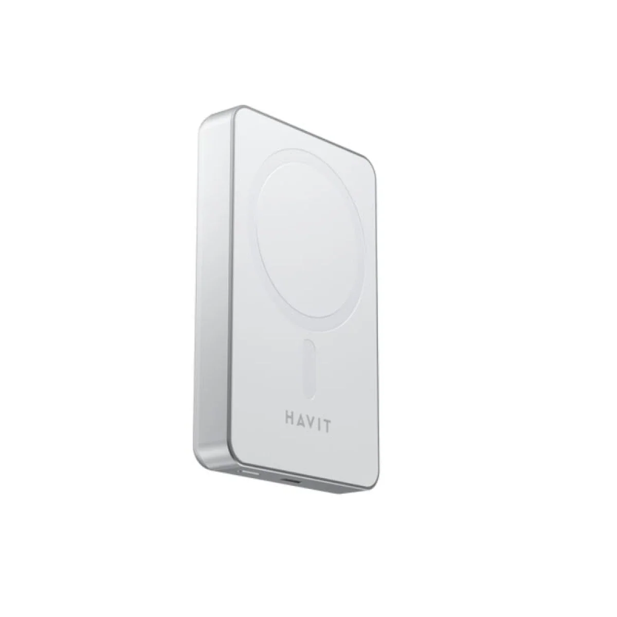 HAVIT PB5216 5000mAh Magnetic Wireless Power Bank – White - Image 3