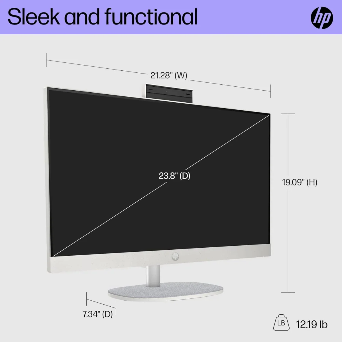 HP 24 inch All-in-One All-in-One | Maokong24I 1C24 | INTEL ULTRA 5-125U | RAM 16GB (1x16GB) DDR5 5600 | SSD 512G 23.8 FHD Antiglare IPS - Image 4