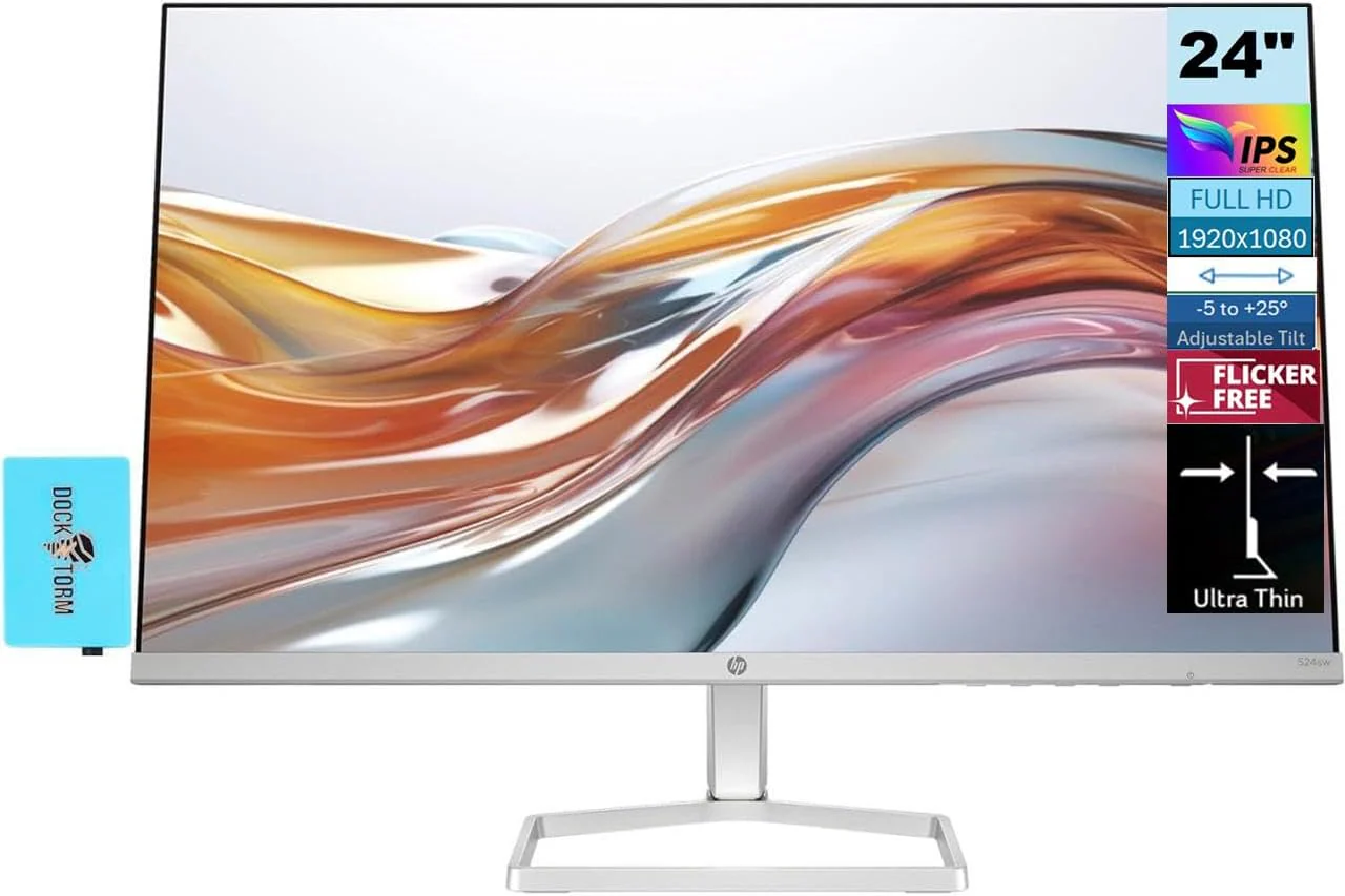 HP 24" Ultra Slim IPS Full HD 100Hz True-Color - Image 2