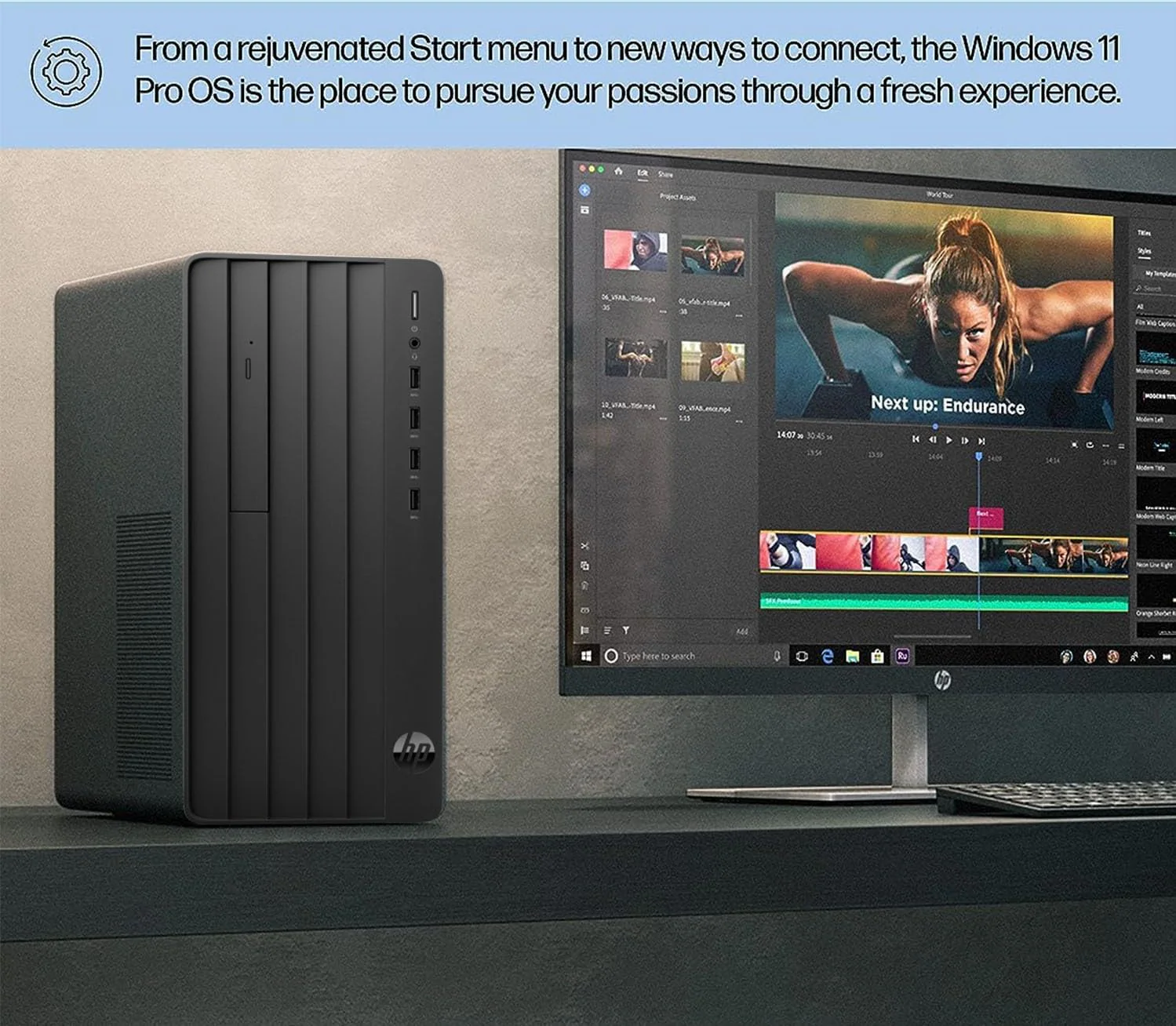 HP Pro 290 G9 NEW 13Gen Intel Core i7 16-Cores Business Tower Wireless & Bluetooth - Black - Image 3