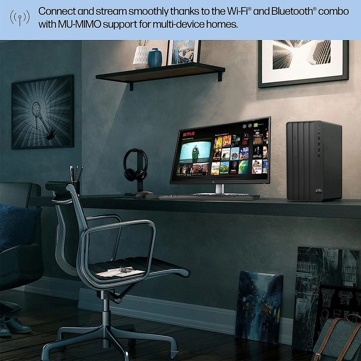 HP Pro 290 G9 NEW 13Gen Intel Core i7 16-Cores Business Tower Wireless & Bluetooth - Black - Image 4