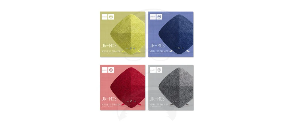 Joyroom M03 Portable Fabric Design Bluetooth Stereo Speaker with Built-in MIC - Image 7