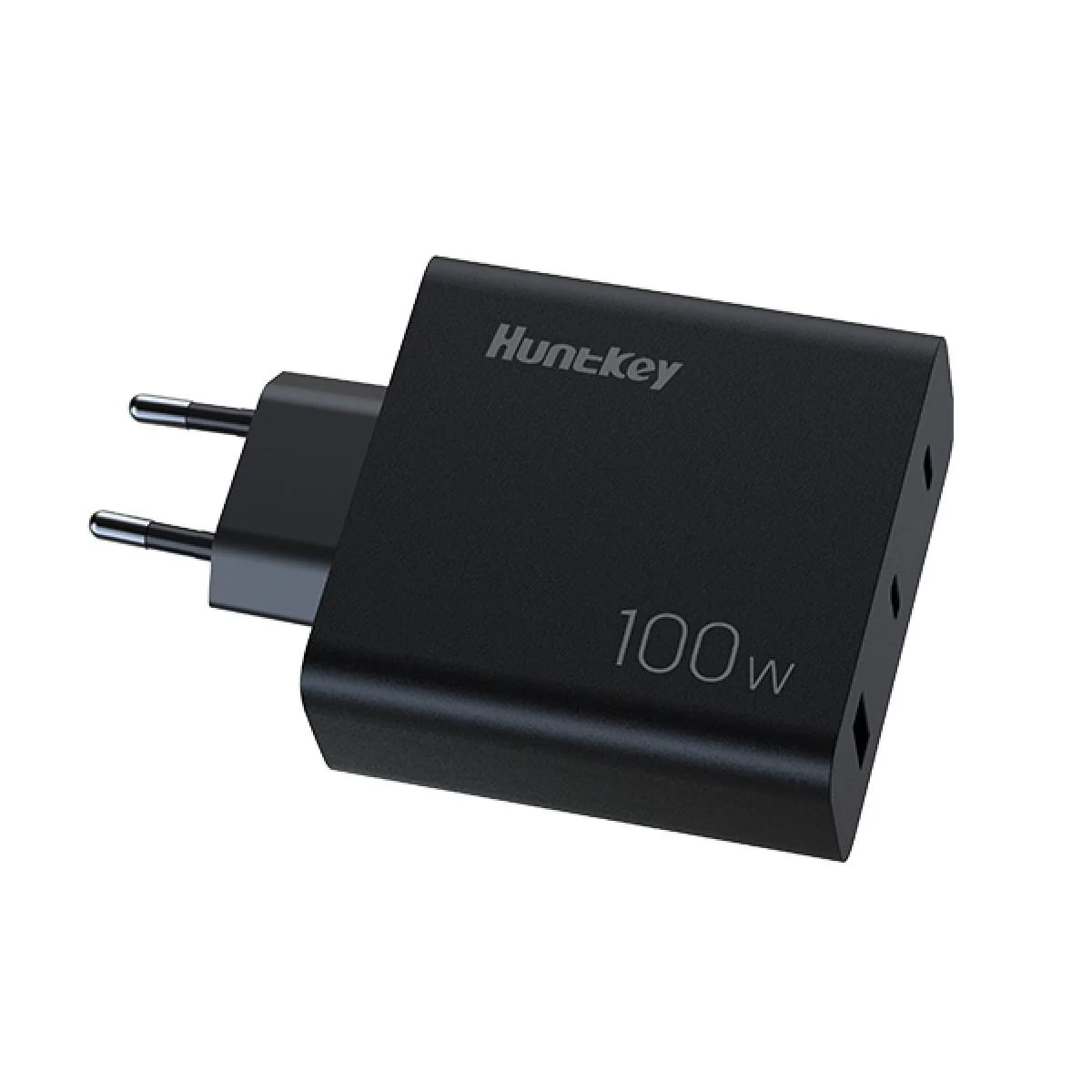 Huntkey 100W GaN PD Wall Charger 2 Pin Plug with Type-C Cable - Image 2