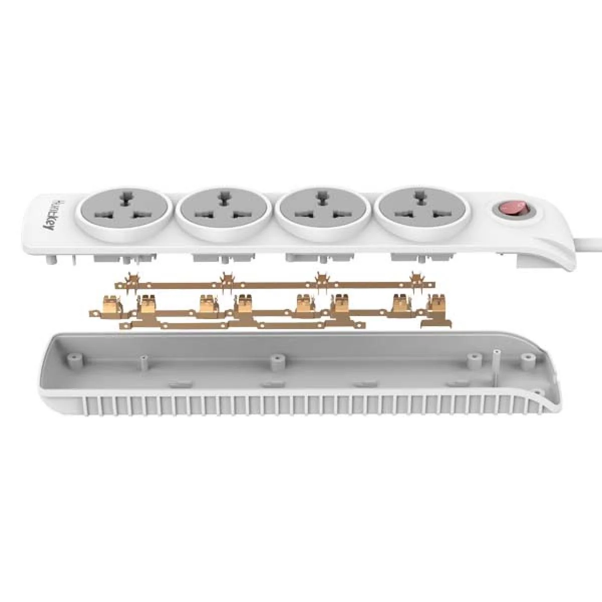 Huntkey SZN401 4 ports EU plug Power Strip 1.8M - Image 3