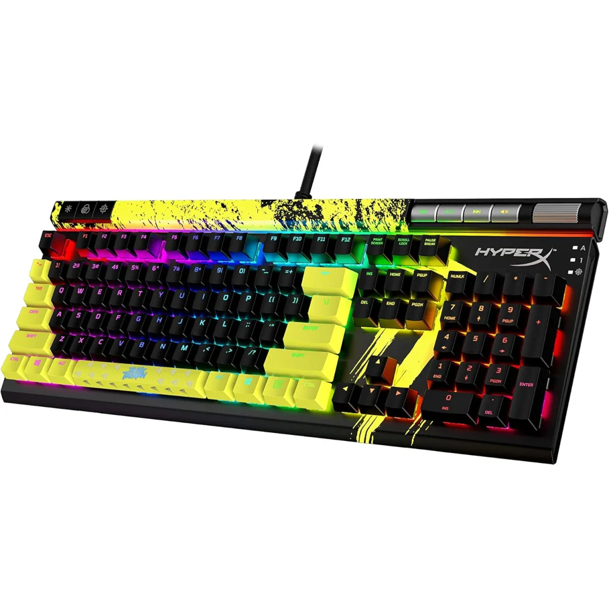 HyperX Alloy Elite 2 Red Switch RGB LED Backlit Customize Full Size 100% Anti-Ghosting 80 Million Keystrokes Mechanical Gaming Keyboard - TimTheTatman Edition - Image 2