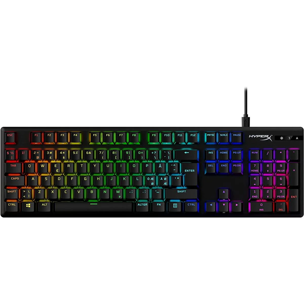 HyperX Alloy Origins  PBT HX Red - Mechanical Gaming Keyboard - Image 3