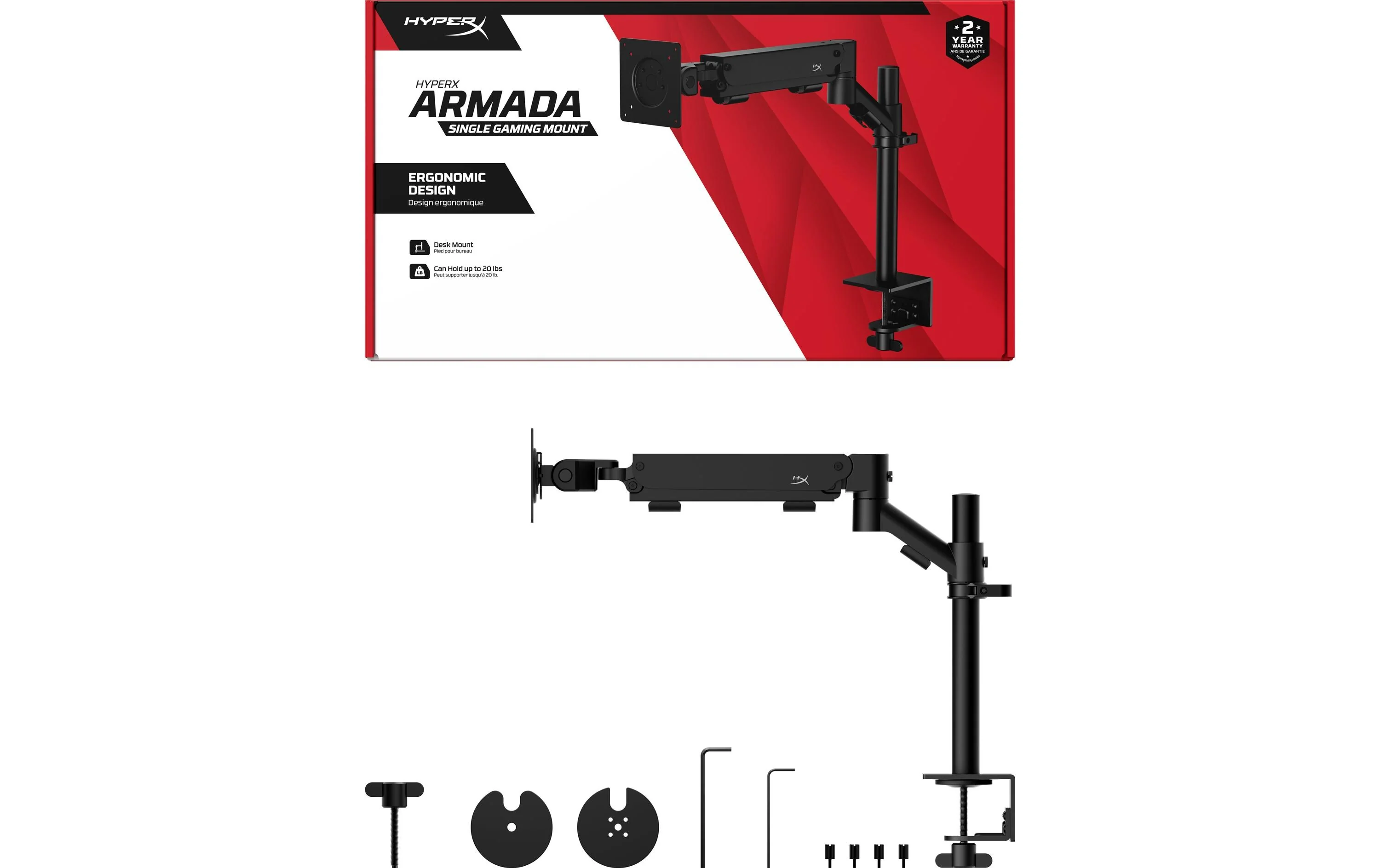 HyperX Armada Single Mount ( STAND MONITOR ) - Image 3