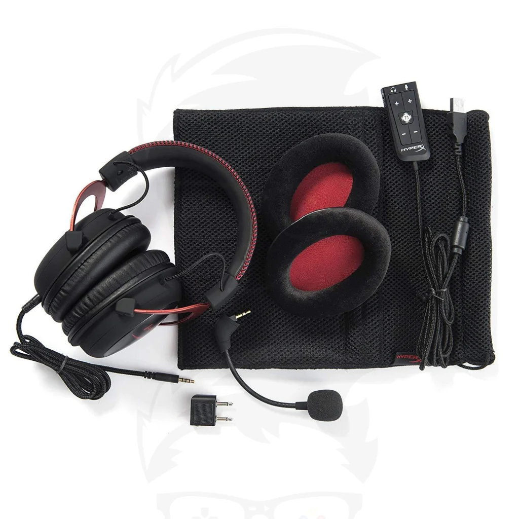 HyperX Cloud II - Gaming Headset, 7.1 PC, PS5, PS4, Xbox Series X|S, Xbox One – Red - Image 5