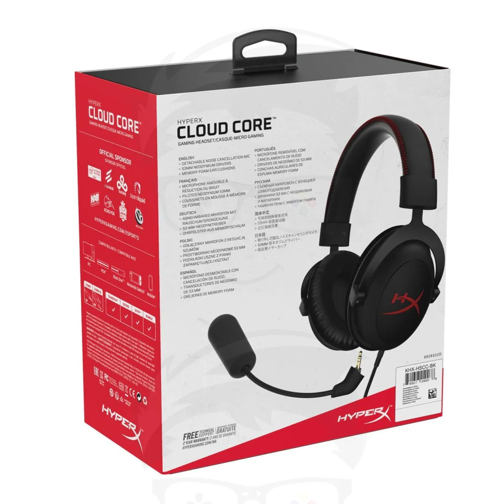 HyperX Cloud Core Wired DTS Gaming Headset - Image 6
