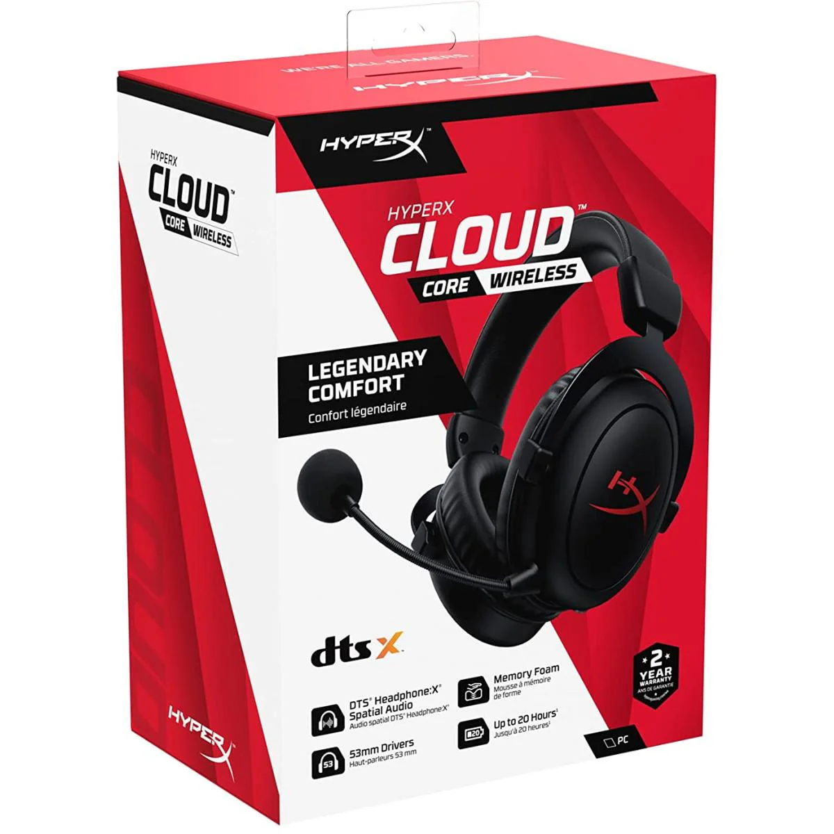 HyperX Cloud Core Wireless Gaming Headset