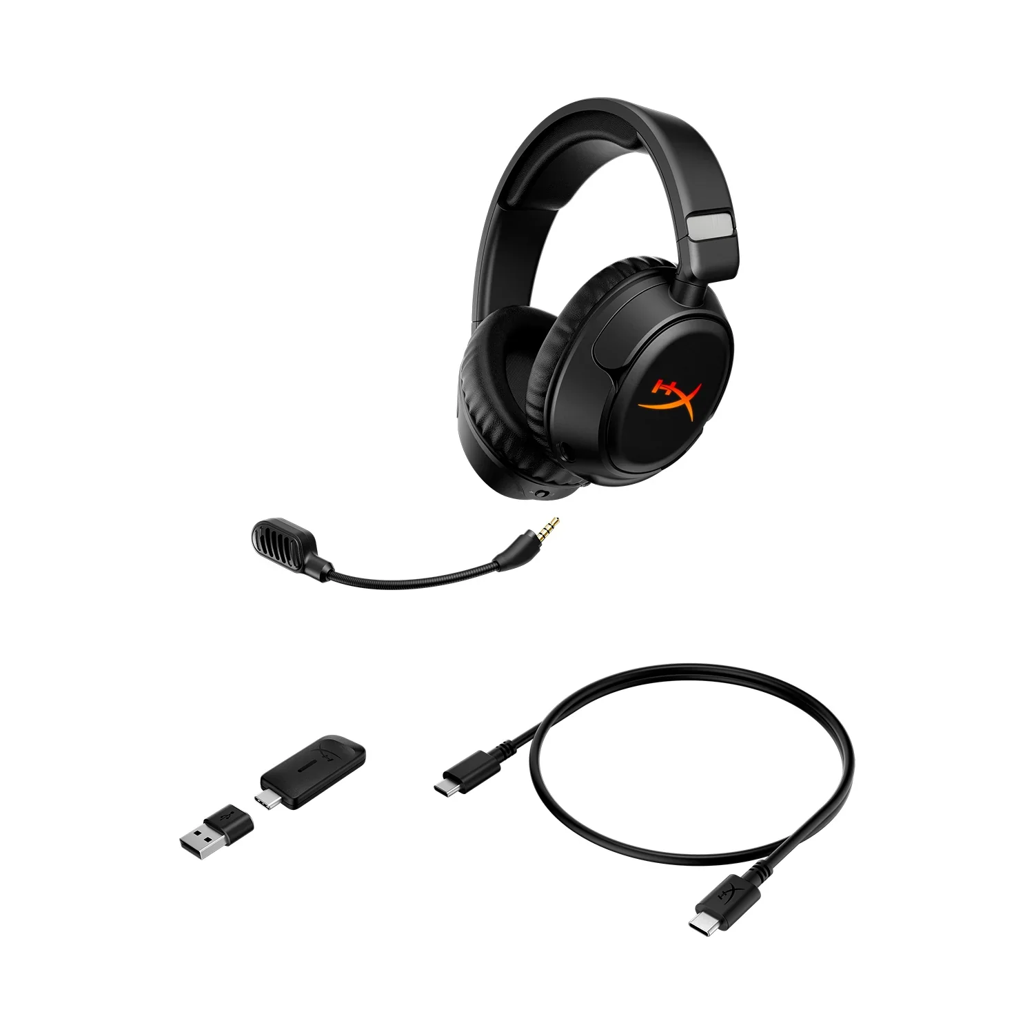 HyperX Cloud Flight 2 - Wireless Gaming Headset ( BLACK ) - Image 3