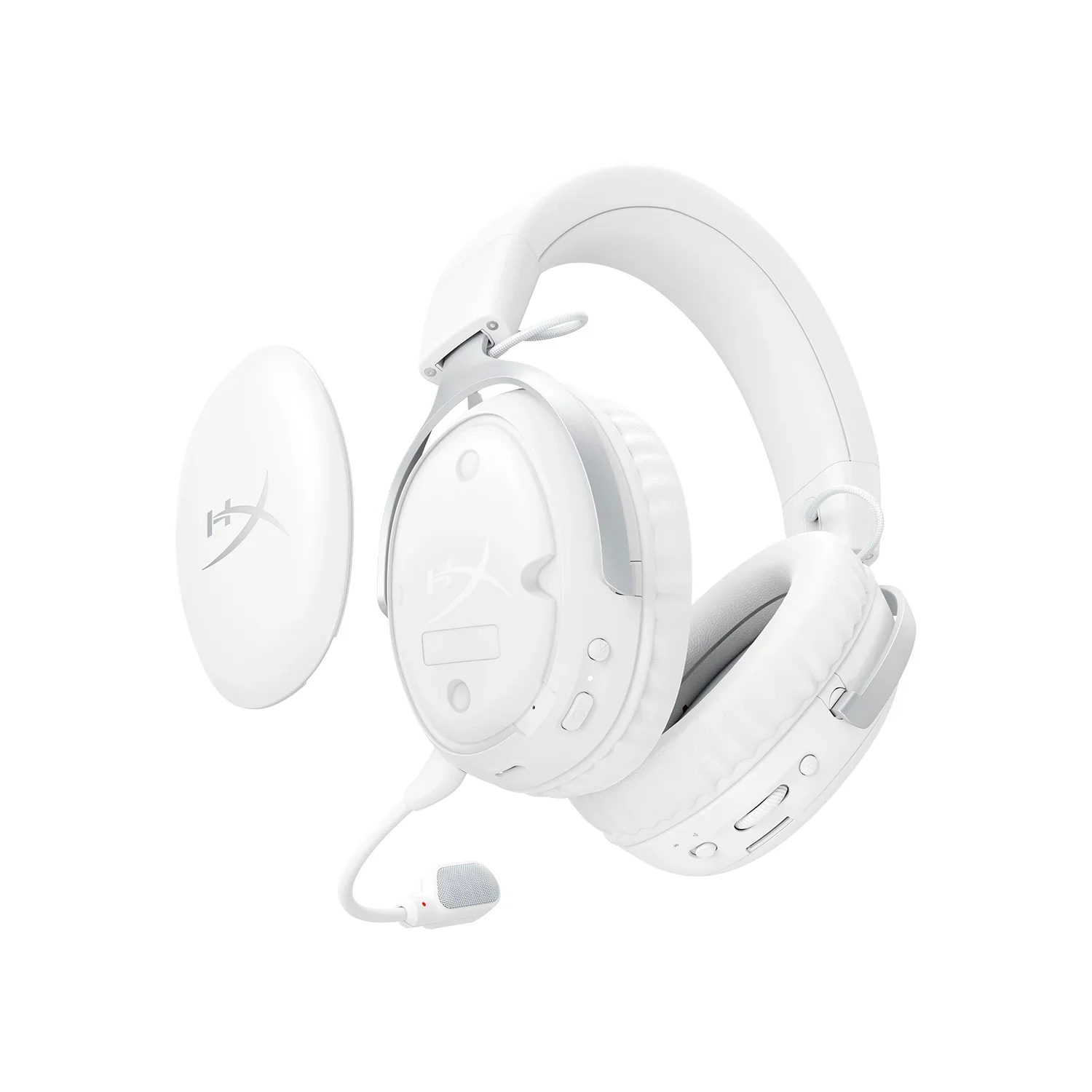 HyperX Cloud III S Wireless Gaming Headset - White - Image 4