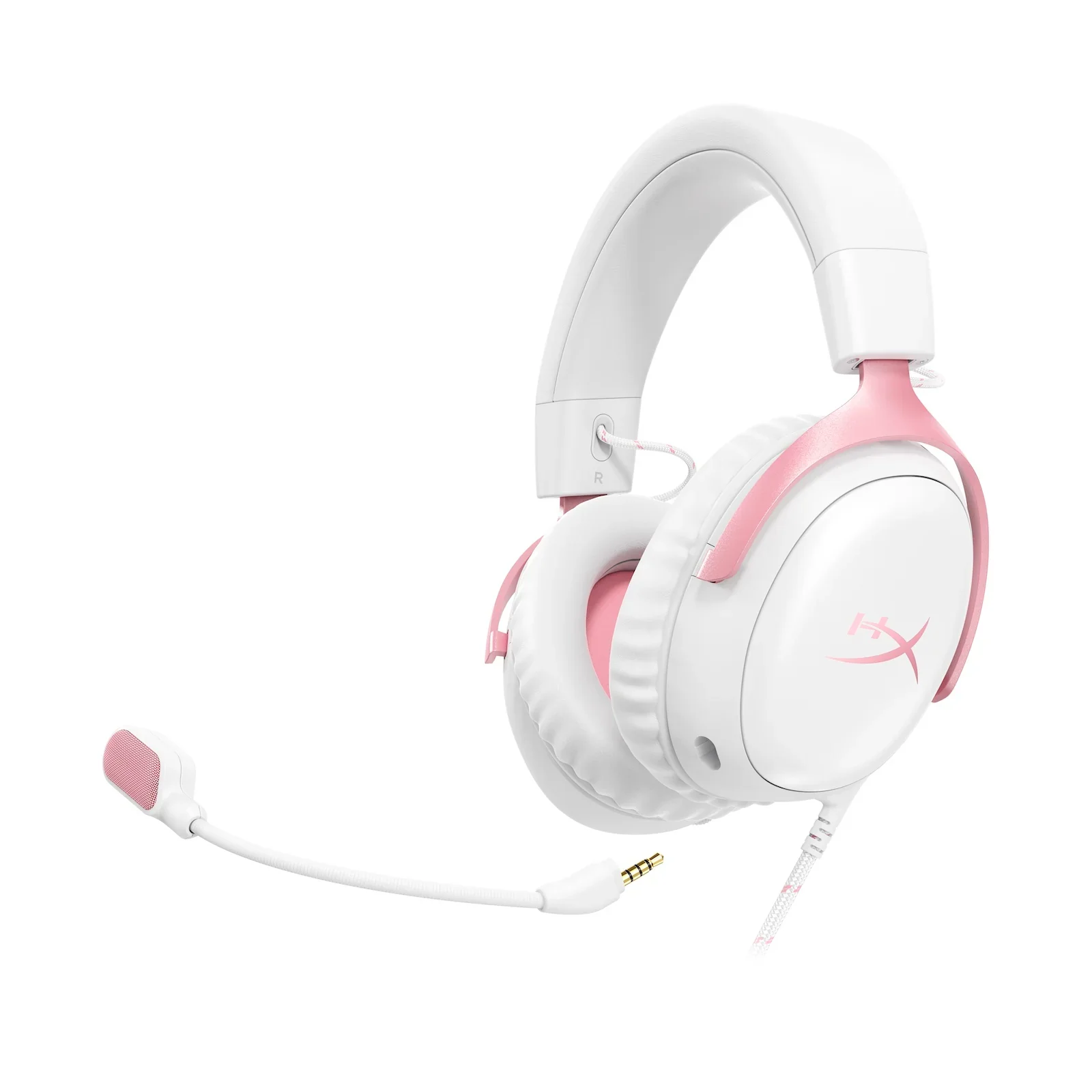 HyperX Cloud III – Wired Gaming Headset ( PINK-WHITE ) - Image 2