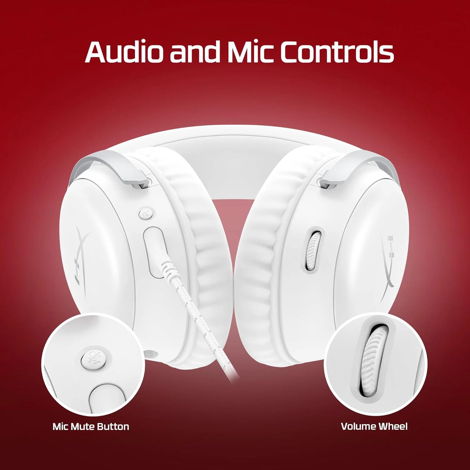 HyperX Cloud III – Wired Gaming Headset ( WHITE ) - Image 9