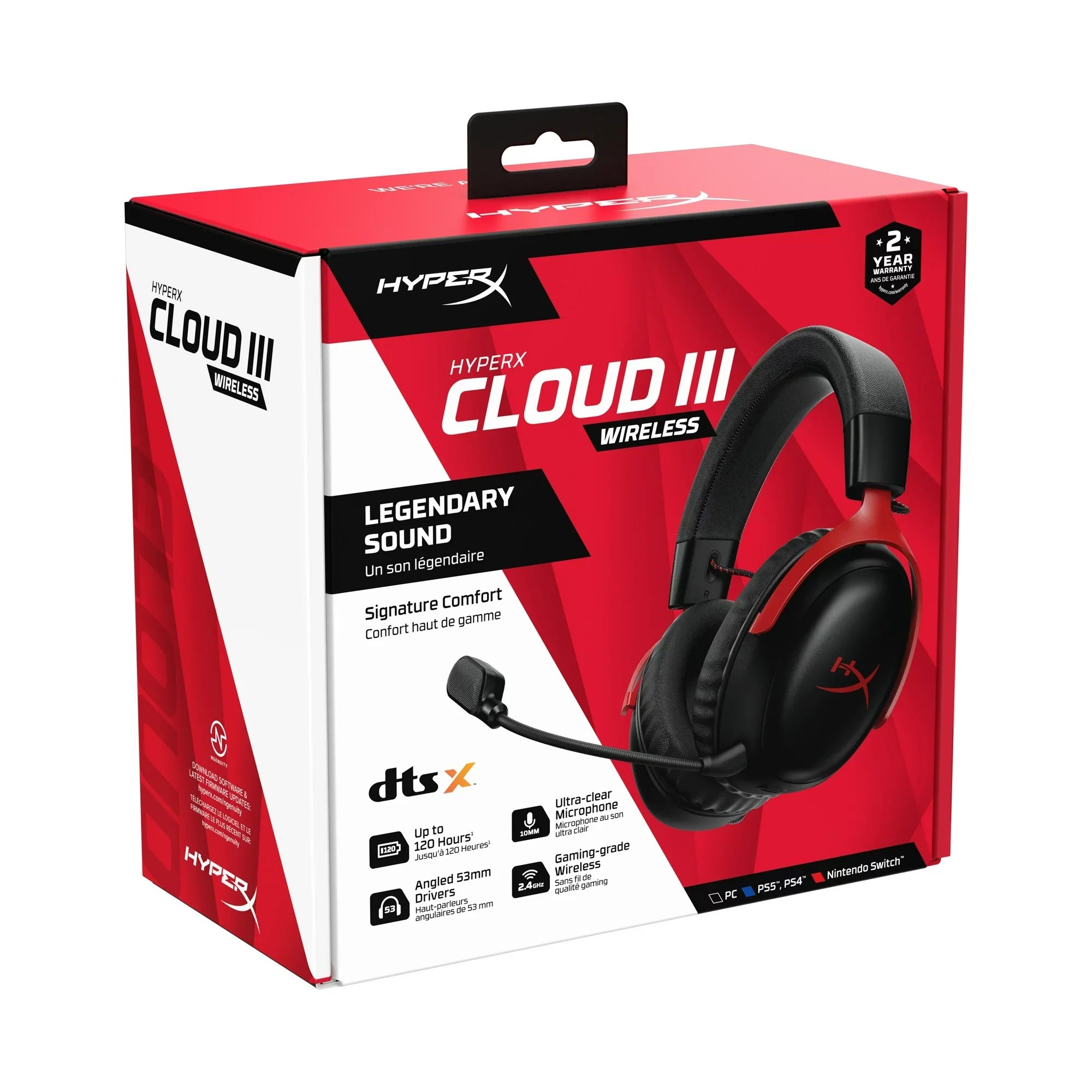 HyperX Cloud III Wireless – Gaming Headset