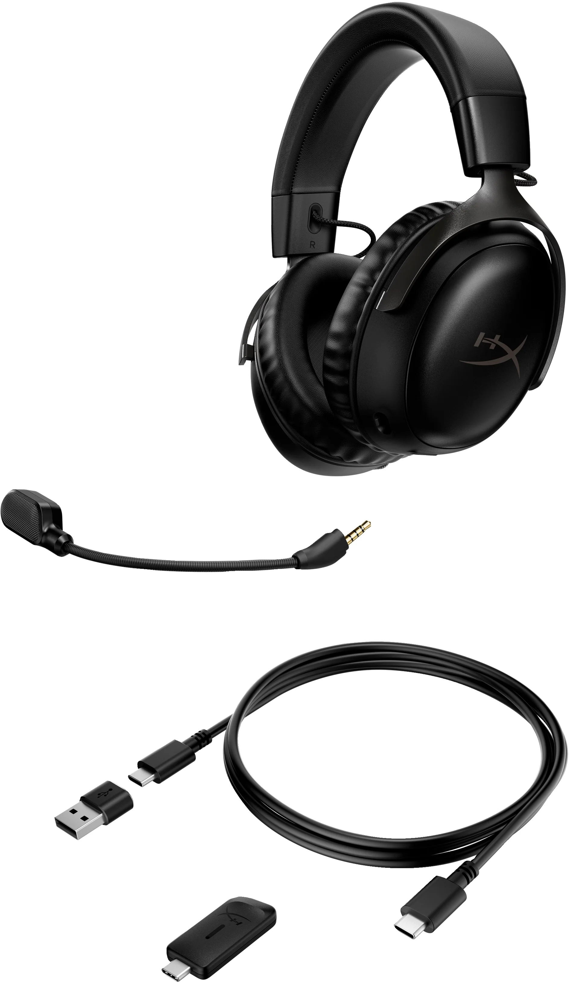HyperX Cloud III Wireless Gaming Headset - Black - Image 4