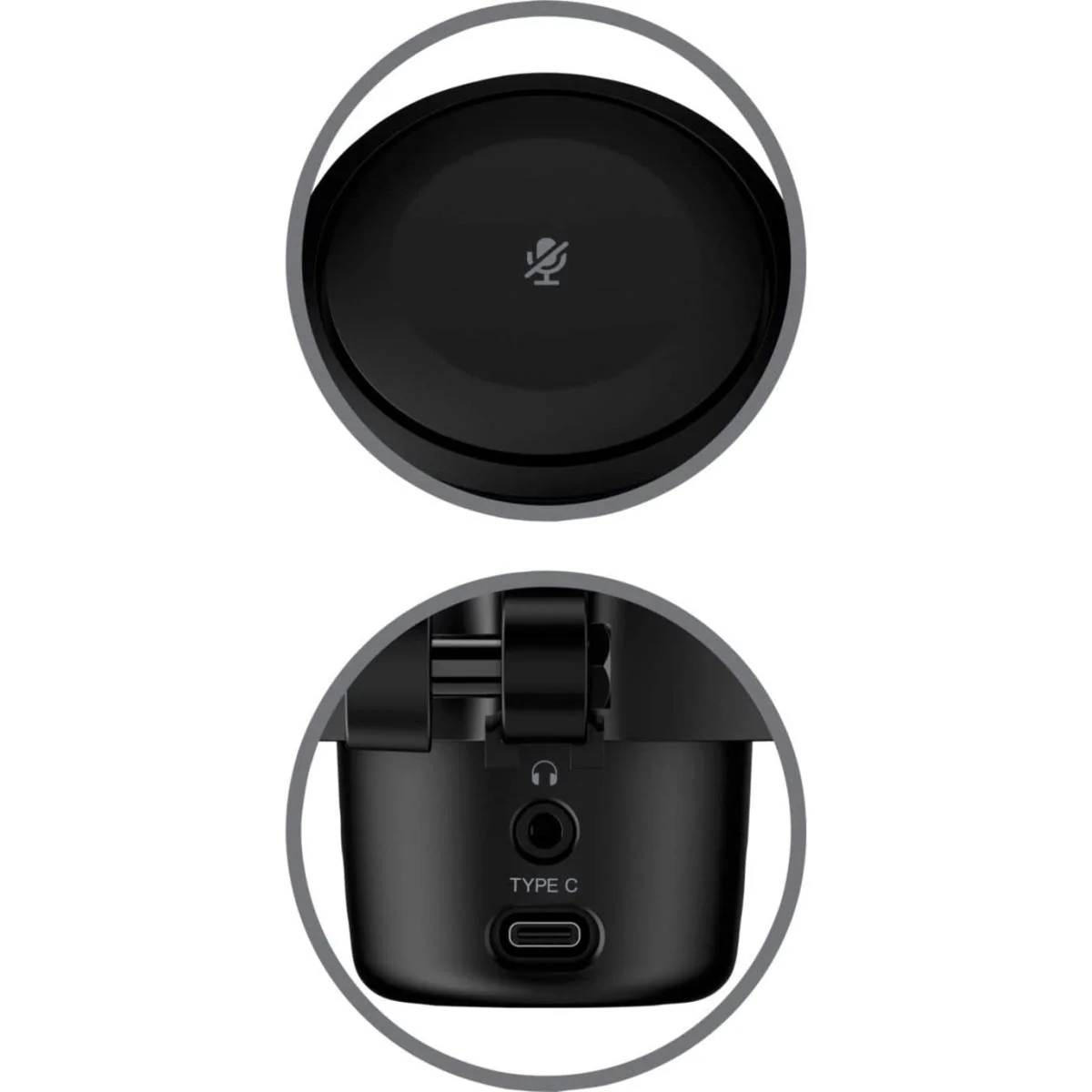 HyperX DuoCast - USB Microphone (Black) - RGB Lighting - Image 5