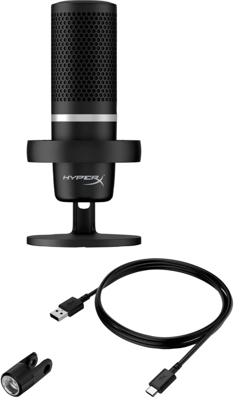HyperX DuoCast - USB Microphone (Black) - RGB Lighting - Image 7