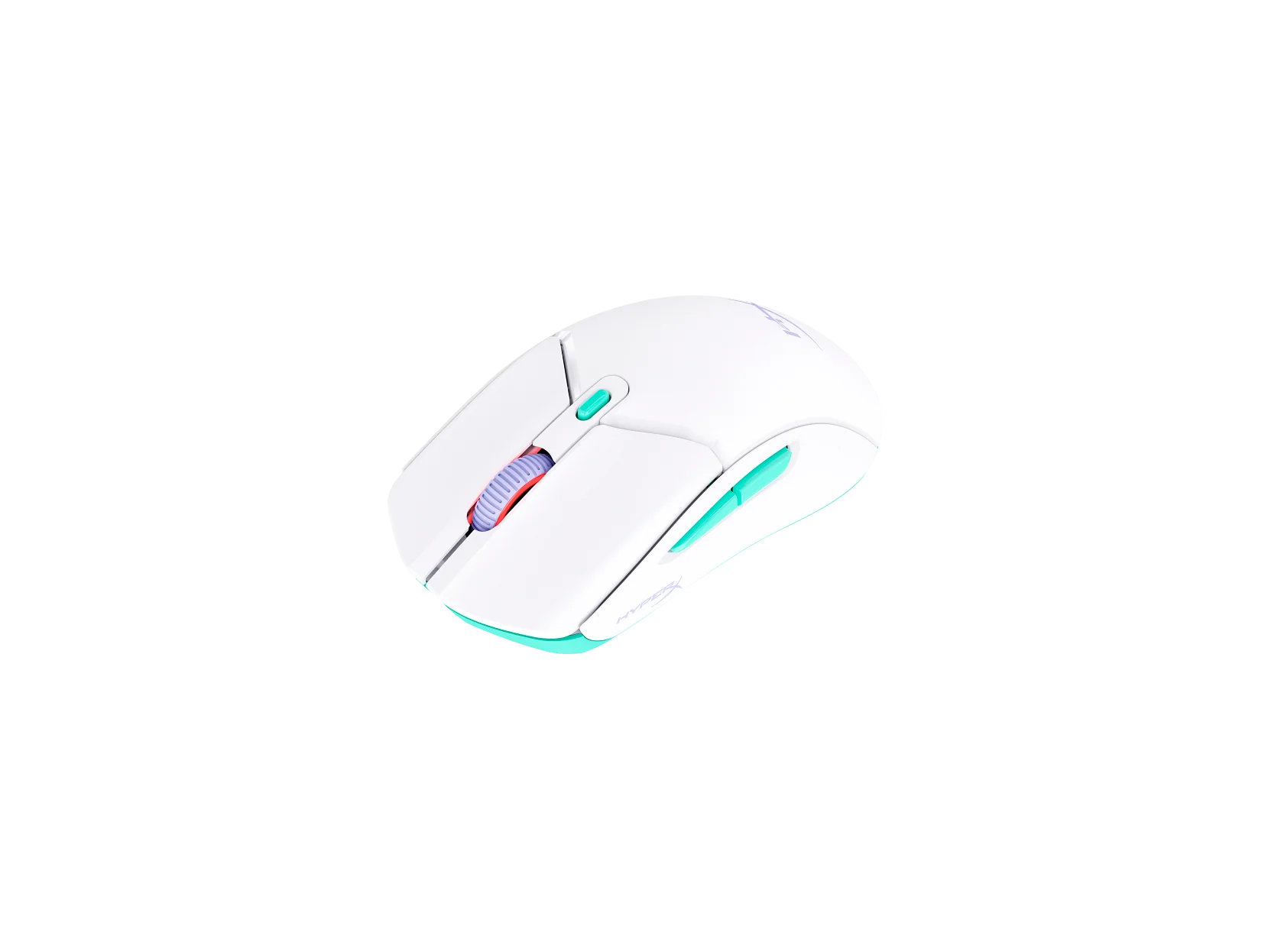 HyperX Pulsefire Haste 2 Core Wireless & Bluetooth Gaming Mouse - White - Image 3