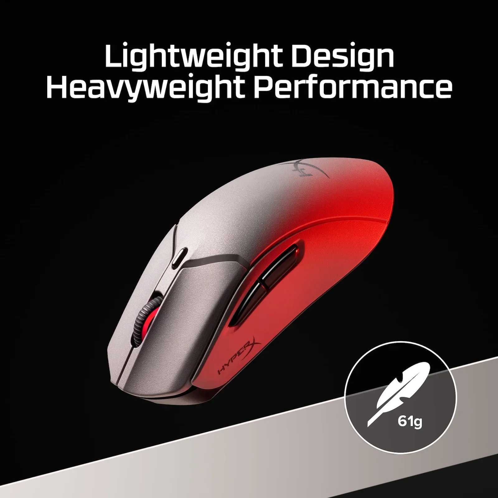 HyperX Pulsefire Haste 2 Pro 4K Wireless Gaming Mouse - Slate Grey - Image 4
