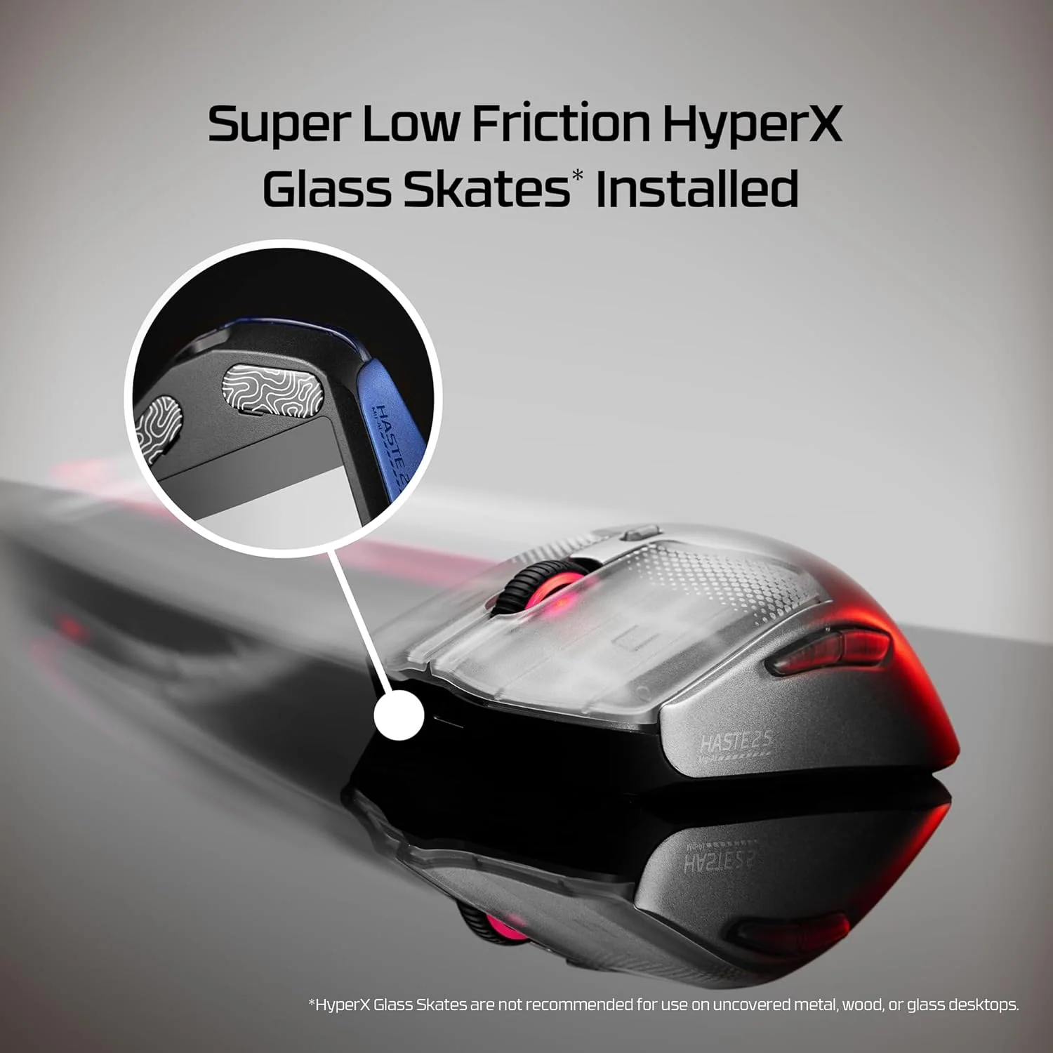 HyperX Pulsefire Haste 2 S Lightweight Wireless Optical Gaming Mouse with RGB Lighting - Navy - Image 5